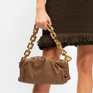 Dumpling pouch chain bag